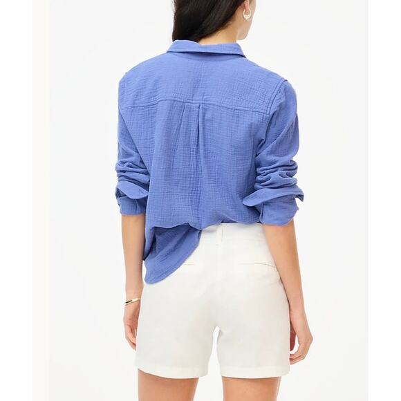 J. Crew 5” Classic Chino Shorts in White Size 8 - Picture 3 of 15